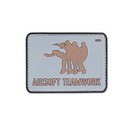 101 Inc. - Naszywka 3D - Airsoft Teamwork - Szary