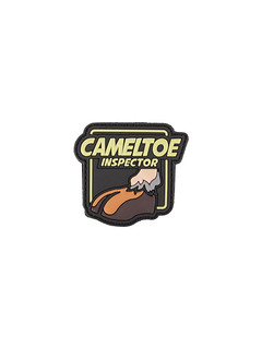 101 Inc. - Naszywka 3D - Cameltoe Inspector - Czarny