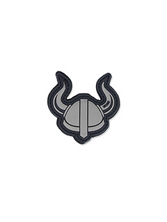 101 Inc. - Naszywka 3D - Viking Helmet - Szary