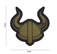 101 Inc. - Naszywka 3D - Viking Helmet - Zielony