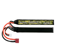 Akumulator airsoftowy 25C 1500mAh 2S1P 7.4V LiPo T-Plug Akumulator airsoftowy 25C 1500mAh 2S1P 7.4V LiPo T-Plug