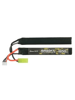 Akumulator airsoftowy 25C 1500mAh 3S1P 11.1V LiPo mini Tamiya Akumulator airsoftowy 25C 1500mAh 3S1P 11.1V LiPo mini Tamiya
