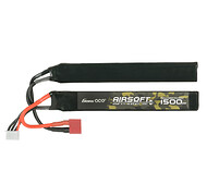 Akumulator airsoftowy 25C 1500mAh 3S1P 11.1V LiPo T-Plug dwupalczasta Akumulator airsoftowy 25C 1500mAh 3S1P 11.1V LiPo T-Plug dwupalczasta