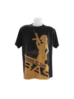 BAS - T-shirt BAS czarny M