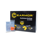 Earmor - Piankowe zatyczki do uszu MaxDefense - M01 - BOX 100 szt.