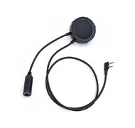 Earmor - Przycisk PTT M55 Kenwood / Baofeng Złącze 2-pinowe - Czarne Earmor - Przycisk PTT M55 Kenwood / Baofeng Złącze 2-pinowe - Czarne