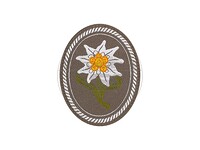 Edelweiss Patch Oval