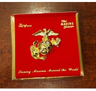 Emblemat USMC na czapkę służbową - Złoty