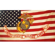 Flaga Emblemat USMC - 5(USA) - (90x150) - Kolor