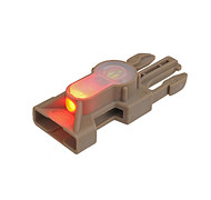 FMA - Kompaktowy marker LED z klamrą - Dark Earth - Różowe światło