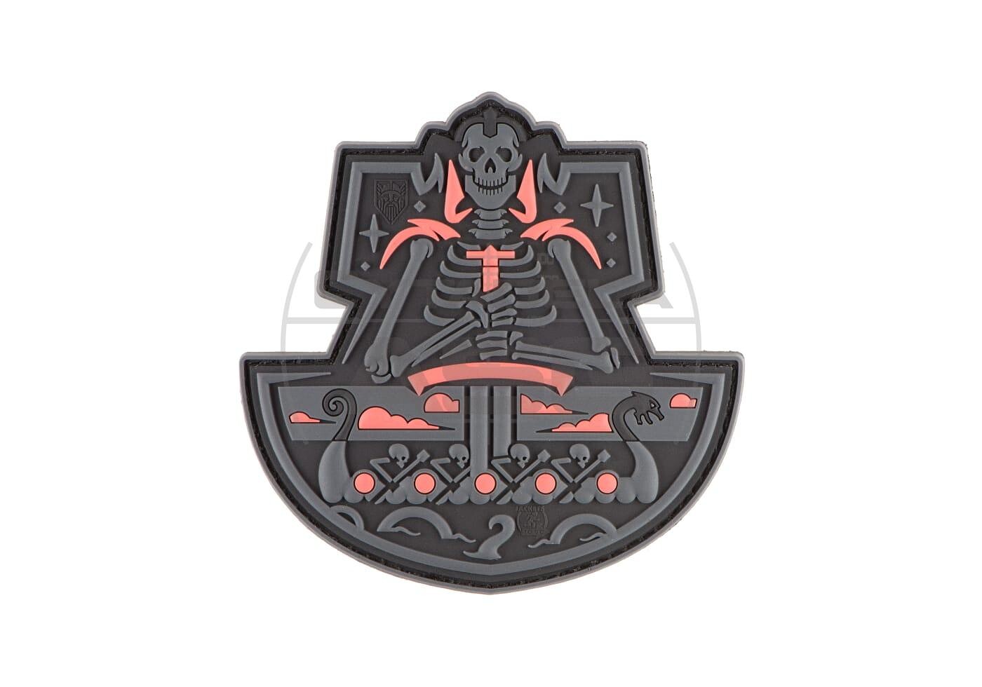 Ghost Ship Skull Rubber Patch