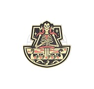 Ghost Ship Skull Rubber Patch