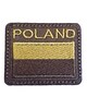 GM - Naszywka flaga Poland czarny