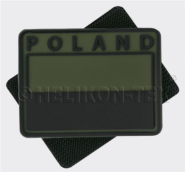 HELIKON - Emblemat FLAGA PL Gaszona POLAND PVC - Gaszona - 2 szt.