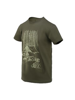 Helikon - T-Shirt (Home Sweet Home) - Taiga Green Helikon - T-Shirt (Home Sweet Home) - Taiga Green