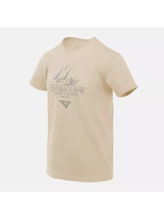 Helikon - T-Shirt (Outback Life) - Beżowy Helikon - T-Shirt (Outback Life) - Beżowy