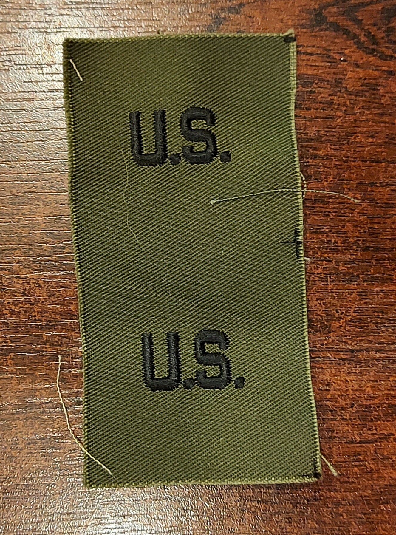 Insygnia haftowana - U.S. ARMY "U.S." - Zielona