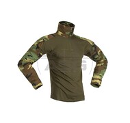 Invader Gear - Bluza Combat Shirt - Woodland - M