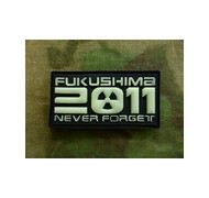 JTG - Naszywka 3D - Fukushima 2011 Never Forget - fosforyzująca