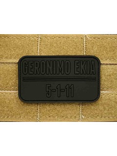 JTG - Naszywka 3D - Geronimo Ekia - czarny