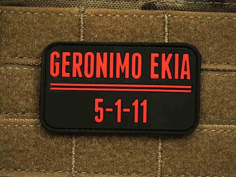 JTG - Naszywka 3D - Geronimo Ekia - czerwony