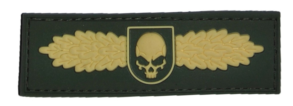 JTG - Naszywka 3D - SOF Skull Badge - Gold