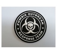 JTG - Naszywka 3D - Zombie Outbreak Response Team - Czarno-biała/SWAT