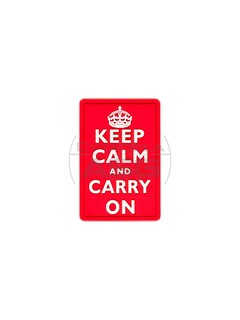 Keep Calm Rubber Patch