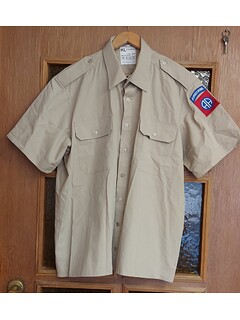 Koszula z krótki rękawem U.S. ARMY 82ND AIRBORNE - Khaki - 42-4
