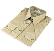 Koszulo-bluza oficerska WP z krótkim rękawem 301/MON - Khaki