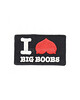 LA PATCHERIA - Naszywka - I love Big Boobs - Czarna/Kolor