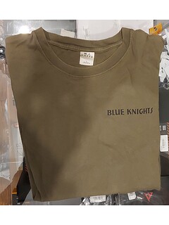 M.J. SOFFE - Koszulka męska (Blue Knights) - Zielona - L