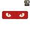 M-Tac - naszywka Cat Eyes Laser Cut Red/White