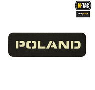 M-Tac - Naszywka Poland 25x80 - czarna/GID