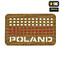 M-Tac - Naszywka Poland 50x80 - coyote/biały/czerwony