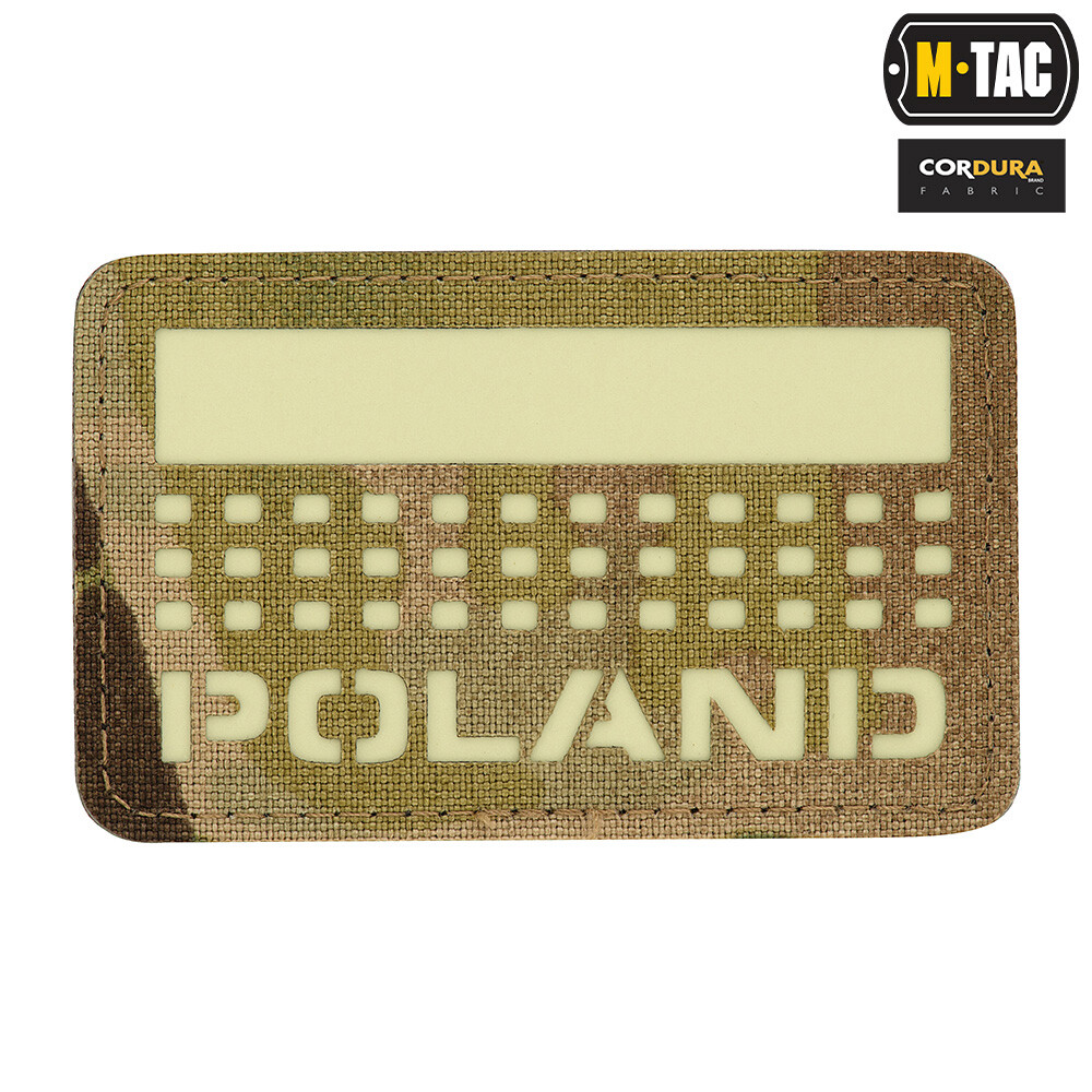 M-Tac - Naszywka Poland 50x80 - multicam/świecący