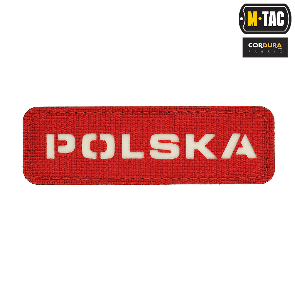 M-Tac - Naszywka Polska 25x80 - czerwono/biała