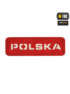 M-Tac - Naszywka Polska 25x80 - czerwono/biała