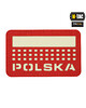 M-Tac - Naszywka Polska 50x80 - czerwony/świecący