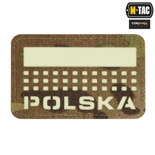M-Tac - Naszywka Polska 50x80 - multicam/świecący