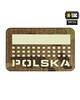 M-Tac - Naszywka Polska 50x80 - multicam/świecący