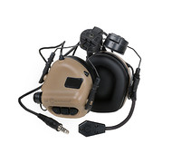 M32H Aktywne ochronniki słuch z mikrofonem na hełm FAST - TN [EARMOR]