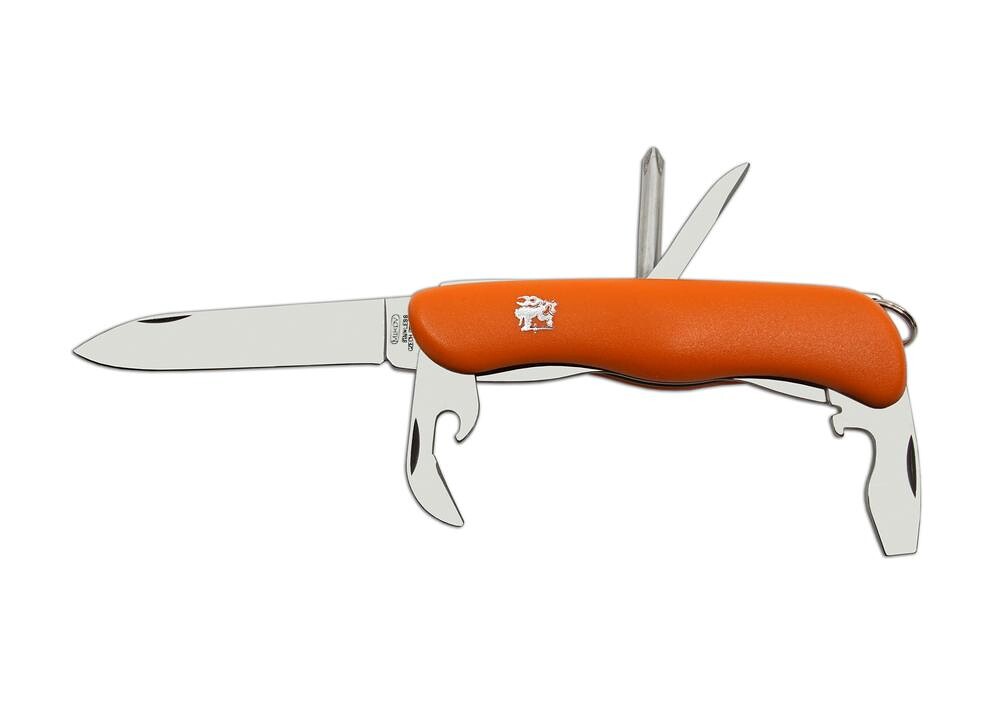 Mikov - Nóż składany Praktik 115-NH-5/BK Pomarańczowy