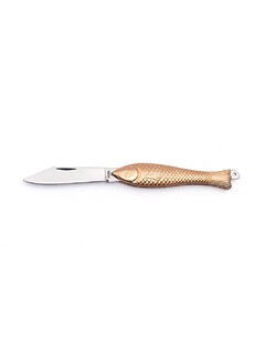 Mikov - Nóż składany Rybka - złoty