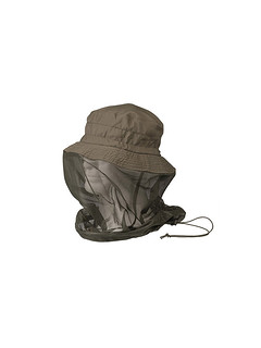 Mil-Tec - Kapelusz Boonie Hat z moskitierą - Zielony OD - 12331001
