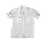 Mil-Tec - Koszula z pagonami krótki rękaw - Biała