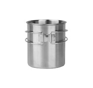 Mil-Tec - Kubek ze stali nierdzewnej ze składanym uchwytem - 800 ml - 14602800 Mil-Tec - Kubek ze stali nierdzewnej ze składanym uchwytem - 800 ml - 14602800