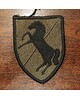 Naszywka - 11 Pułk Kawalerii Pancernej USA - Zielona - Bez rzepu