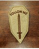 Naszywka - Army Infantry Center (Follow Me) - Beżowy - Bez rzepu