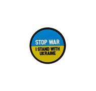 Naszywka STOP WAR - STAND WITH UKRAINE